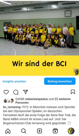 Der BCI auf Instagram